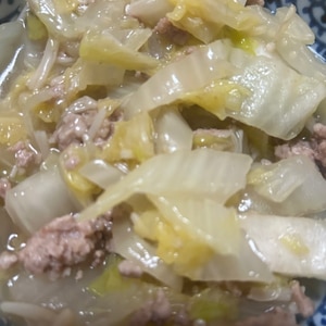 白菜大量消費！豚ひき肉と白菜の和風あんかけ